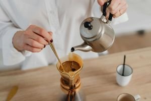 pour-over coffee