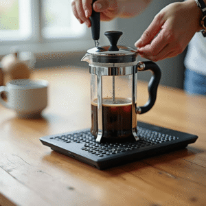French Press accessories brewing process