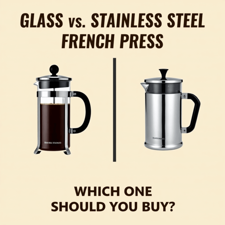 glass vs stainless steel French press