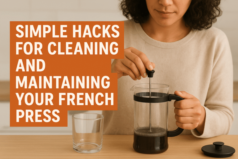 simple hacks for cleaning and maintaining your french press