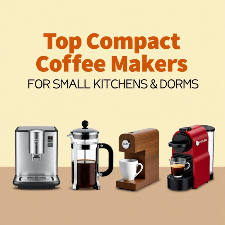 top compact coffee makers for small kitchens and dorms