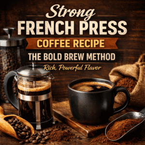 strong French press coffee recipe