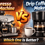 espresso machine vs drip coffee maker-