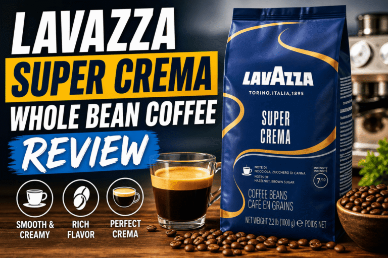 Lavazza super crema whole bean coffee