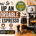 how to set up an affordable home expresso